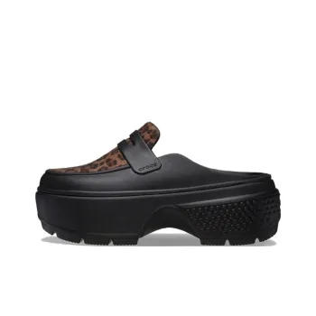 Crocs Abrasion Resistant Closed Toe Slippers Women's Black