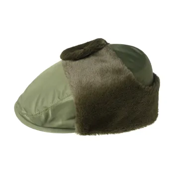 KANGOL Nylon Fur Polyester Berets Unisex Green