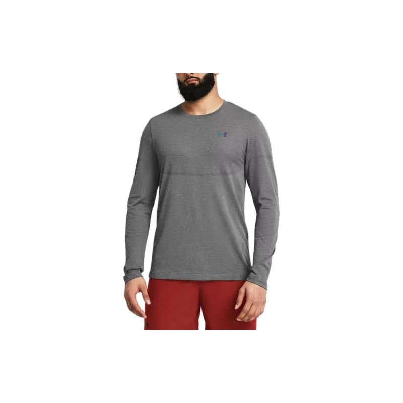 Under Armour RUSH Seamless T Shirt Men's Gray-2