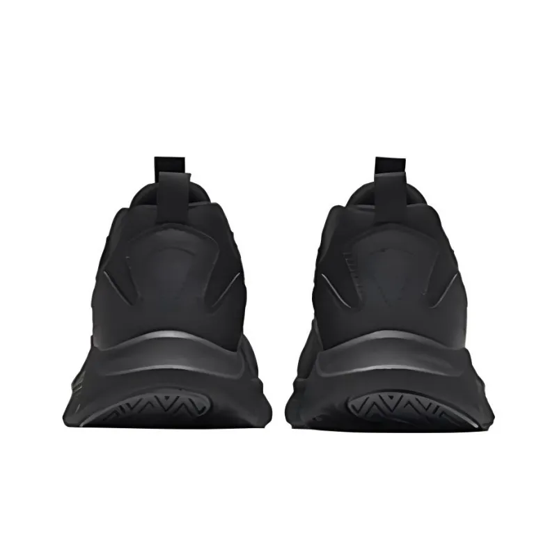 Anta Wear Resistant Slip Resistant Low Top Casual Running Shoes Men's Black-3