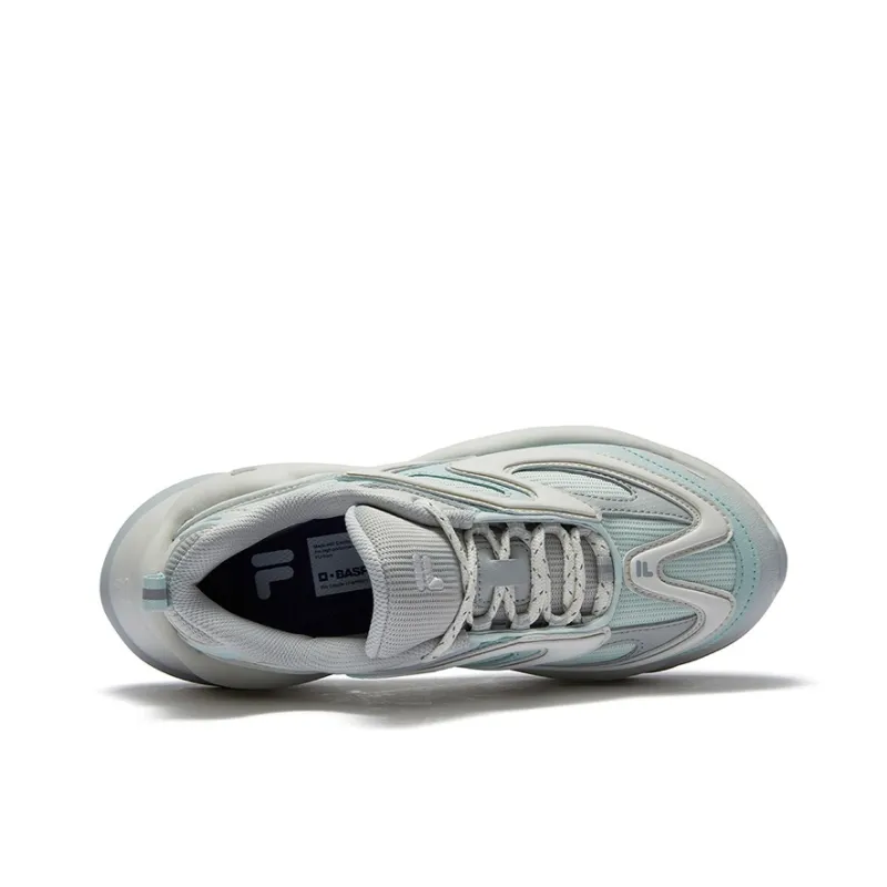 FILA FUSION BUZZARD Meteor Shoes Slip-Resistant Low-Top Casual Shoes Women's Gray Blue-2