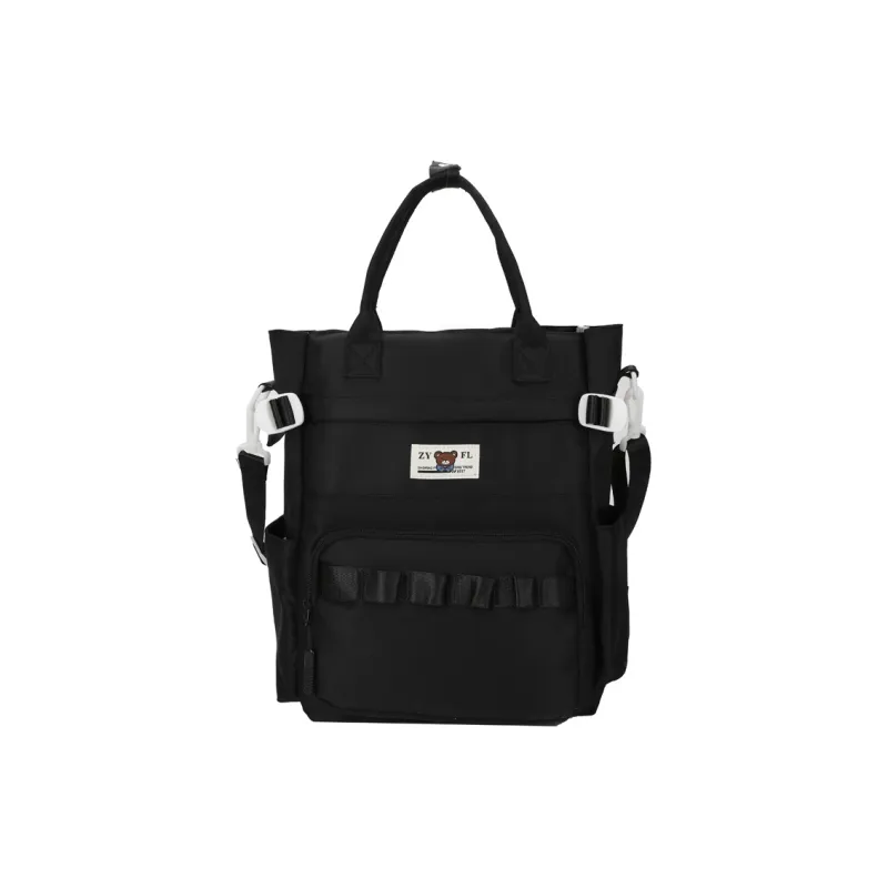 Deli Bear Canvas Canvas Bag Backpack Regular Unisex Green/Blue/Orange/Khaki/Black/Purple-20