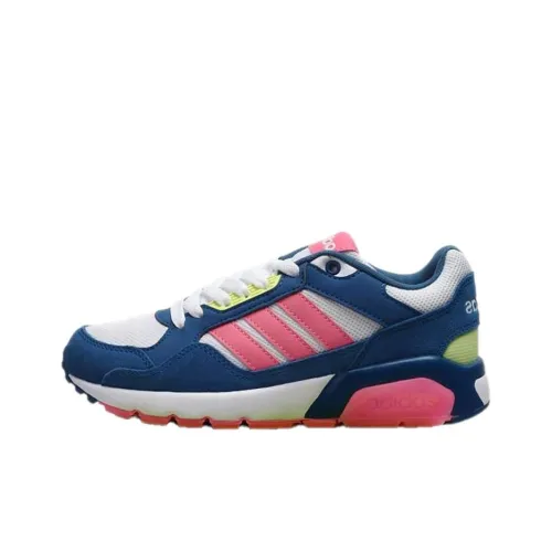 Adidas Neo Run9tis Casual Shoes Women's Low-Top Bright White/Simple Pink/Basic Blue