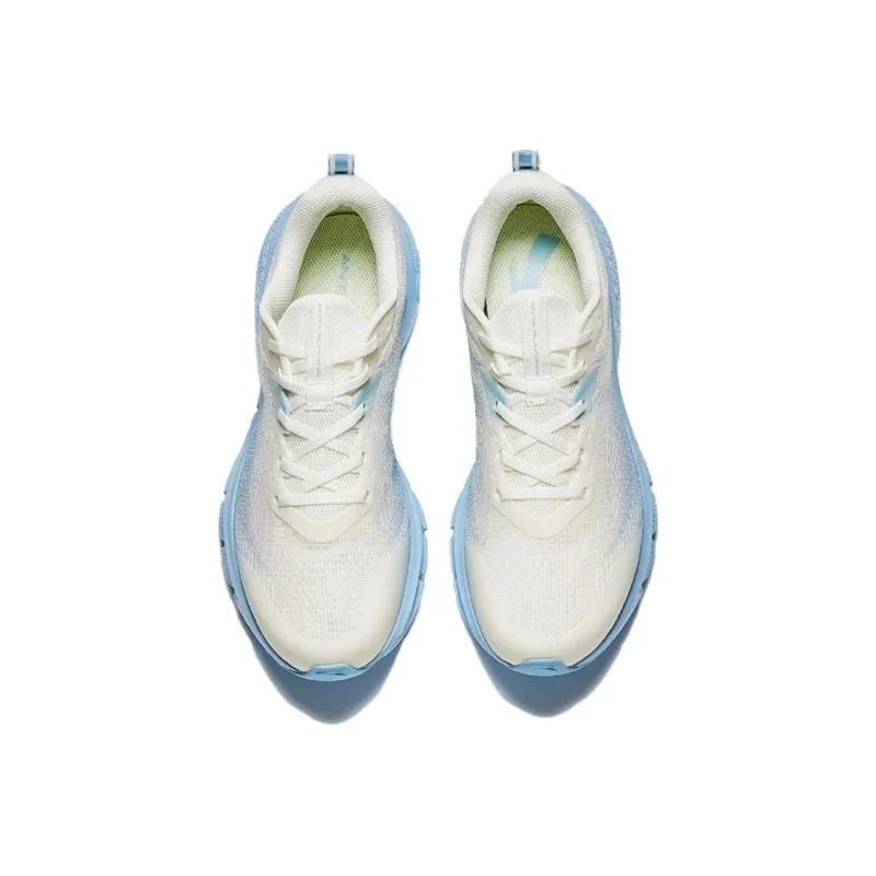 CHAOJIANTA Anti Slip Wear Resistant Low Top Casual Running Shoes Men's White Blue-2