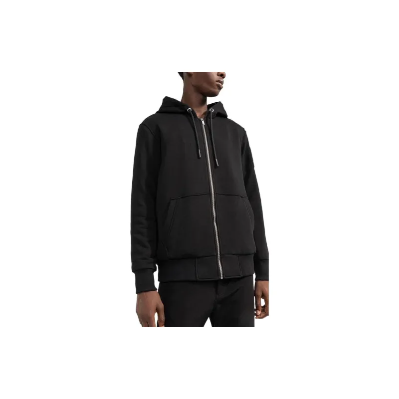 Moose Knuckles Logo Plaque Drawstring Zipped Hoodie-4