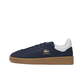 LACOSTE Low Top Skateboard Shoes Men's Navy Blue/Glossy