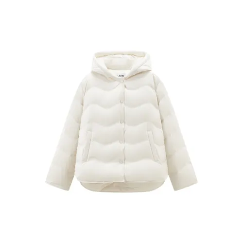 LEDIN Down Jackets Women's Winter Day White