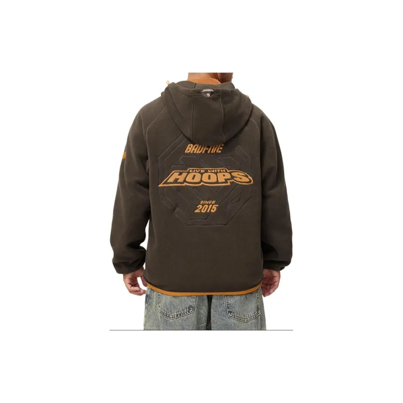 LiNing BadFive Jackets Coats Men's Slate Brown-4