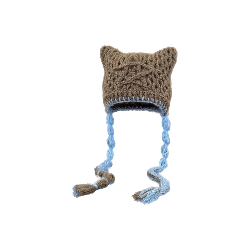 MUSTKOO Knitted Fabric Beanies Women's-9
