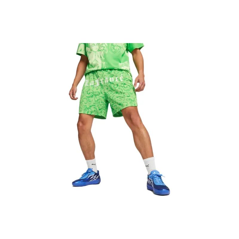 PUMA Trophy Hunting Co brand Casual Shorts Men's Green-3