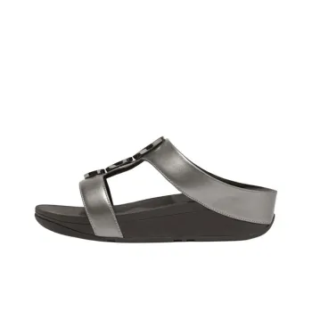 FITFLOP Slide Slippers Women's Gray