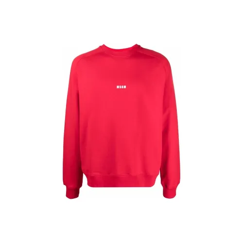 MSGM Sweatshirts Men Red