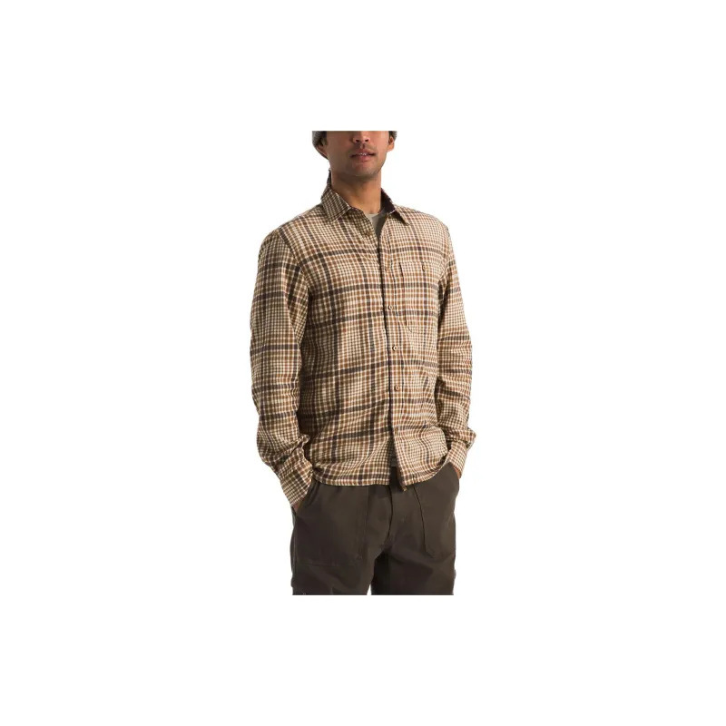 THE NORTH FACE Arroyo Lightweight Flannel Shirt Men's Brown-1