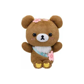 BANPRESTO A Reward Rilakkuma C Award Chello Koguma Sakura Bear Dolls Plush Doll 25cm High