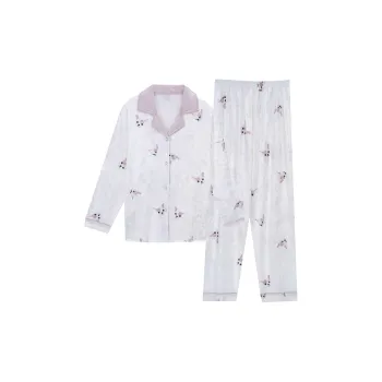 Ta Yan Winter Pajama Set Women's White