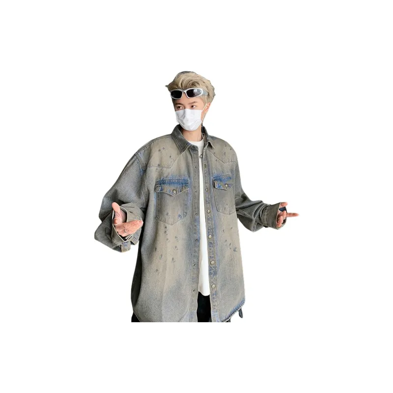 Roubini Denim Jacket Unisex Blue-4