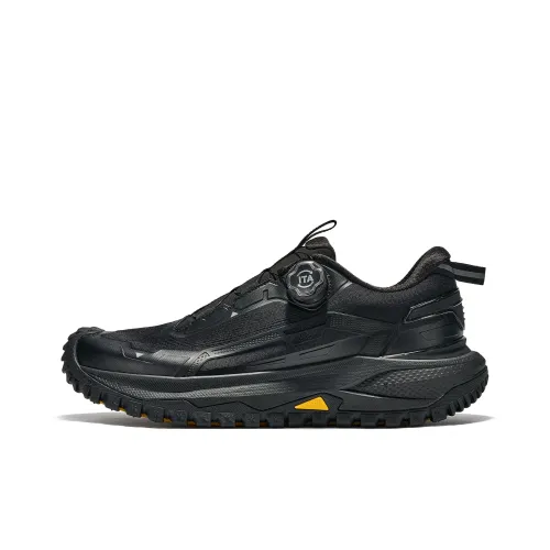 Kappa Running Shoes Men Low-Top Black