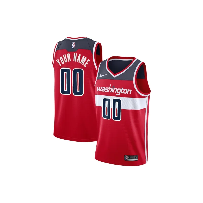 NBA Nike Washington Wizards Icon Swingman Basketball Jerseys Unisex Red-2