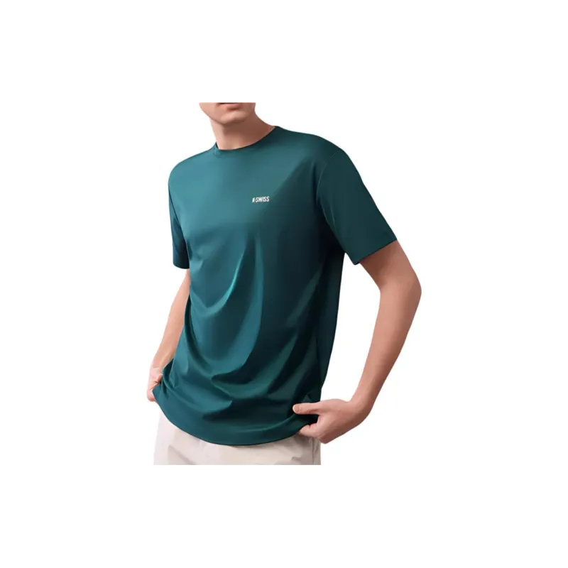 K·SWISS T Shirts Men Fir Green-2