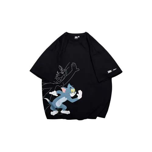 Tom And Jerry X XTEP T-Shirts Unisex Black