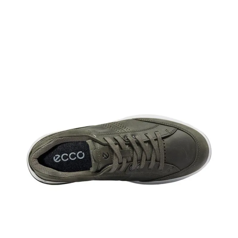 Ecco Wear Resistant Low Top Casual Shoes Men's Army Green-6