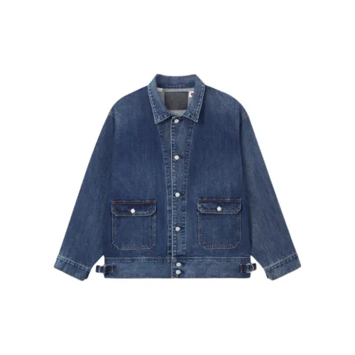 Levis Denim Jackets Men Washed Blue