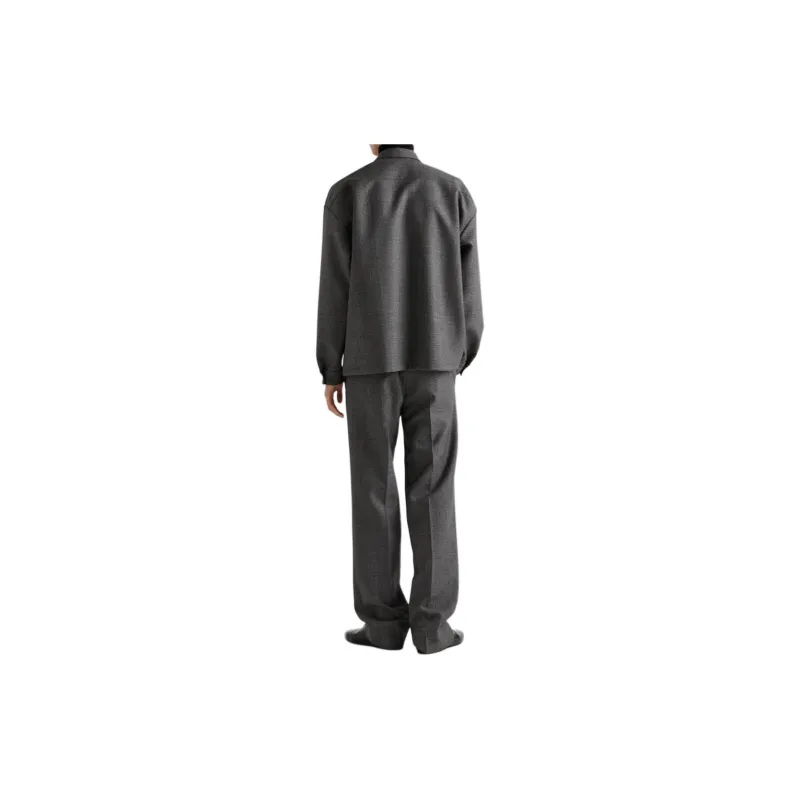 PRADA Houndstooth Wool Trousers-2