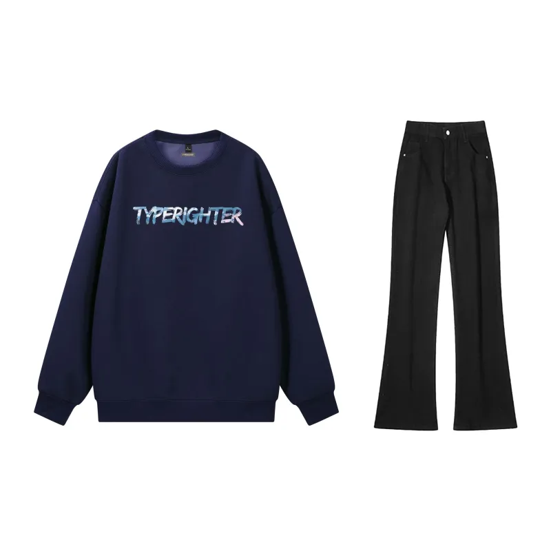 TYPERIGHTER Sweatshirt Set Unisex-6