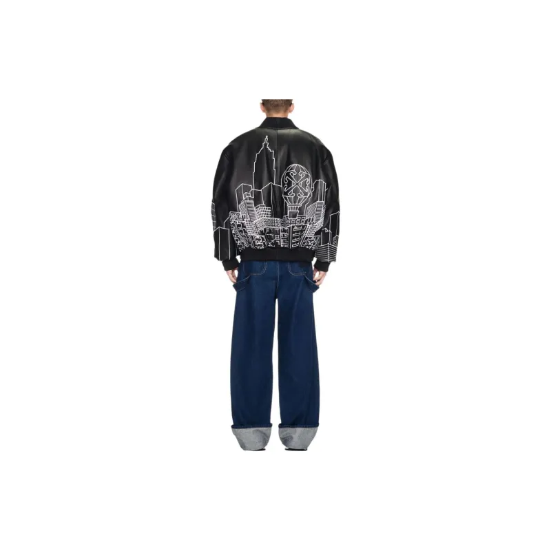 OFF-WHITE 90s Braces-detail Straight-leg Jeans-2