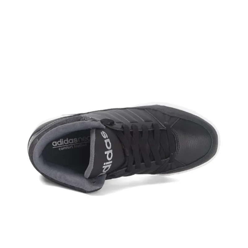 Adidas Neo PLAY9TIS Anti Slip Wear Resistant High Top Skateboard Shoes Women's Black-3