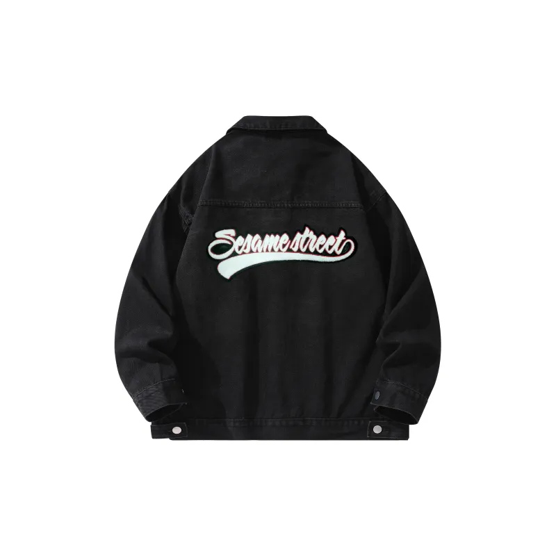 SESAME STREET Denim Jacket Unisex-1