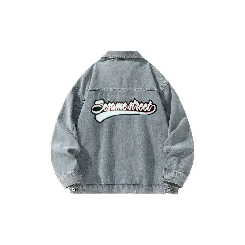 SESAME STREET Denim Jacket Unisex-10
