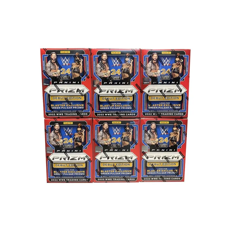 PANINI 2022 PANINI Prizm Wwe Wrestling Blaster Box 8x Lot-0
