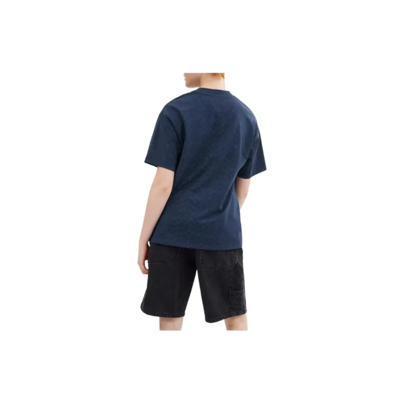 COACH Signature Moon Relaxed T Shirt In Organic Cotton T Shirt Men's Marine Blue-4
