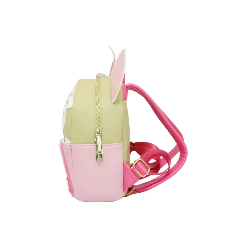 Disney Synthetic Leather Backpack Mini Women's Green & Pink-2