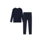 [Wool-Extra Warm-Clothing Sets]Deep Sea Blue