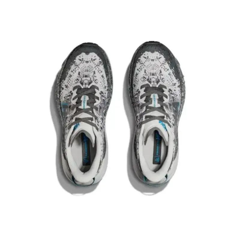 HOKA ONE ONE SPEEDGOAT 6 Cushioning, Slip Resistant, Rebound Low Top Running Shoes Women's Gray Black-4
