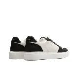 S.T.Dupont Skateboard Shoes Men Low-Top Black White