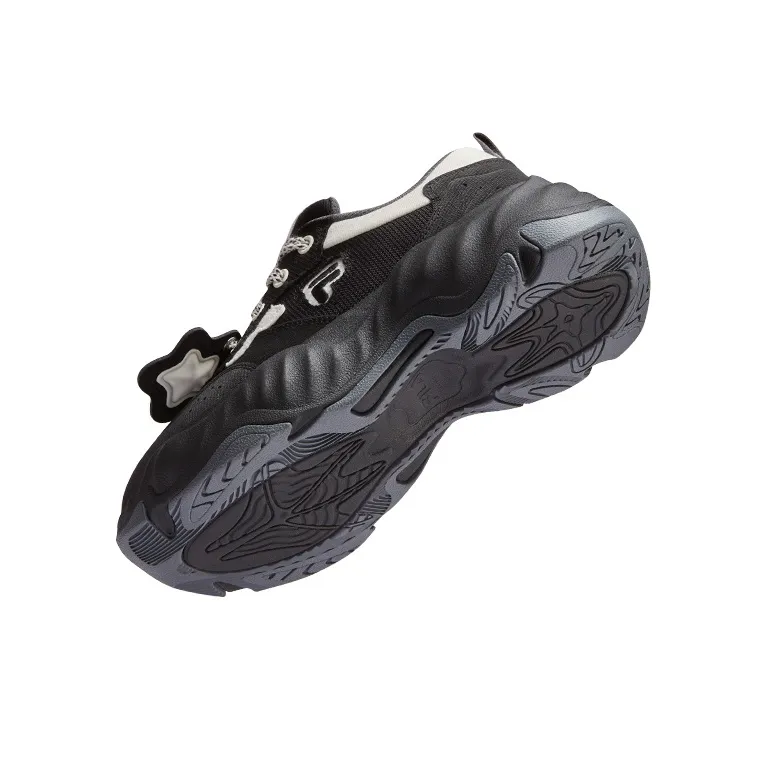 FILA FUSION STARFISH II Starfish 2 Wear Resistant Low Top Casual Shoes Women's Black Milk White-5