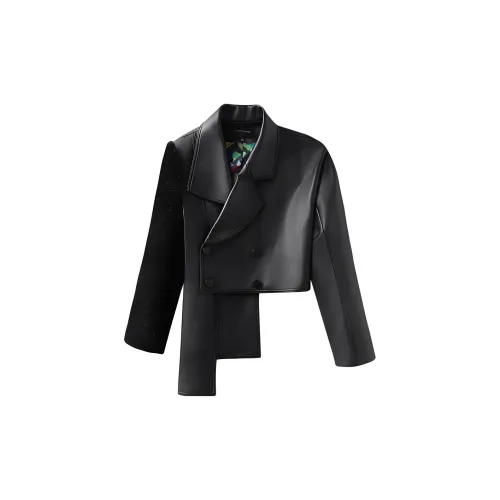 MINNANHUI Jackets Women's Black