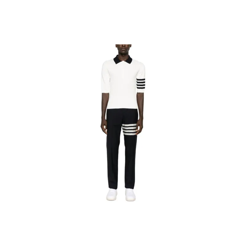 THOM BROWNE· Polo Shirt Men's White-2
