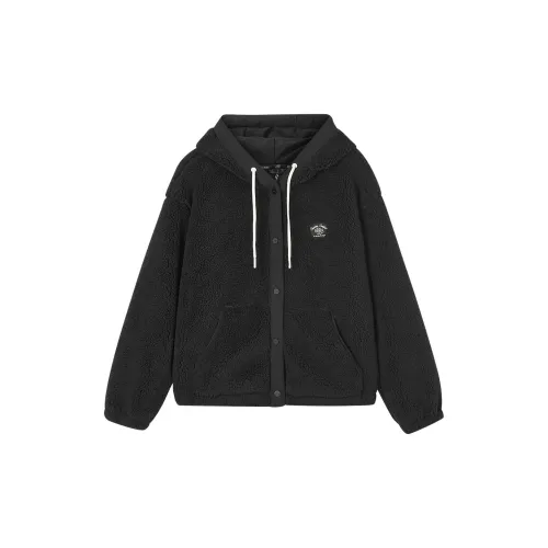 Skechers Sports Alliance Series Velvet-feel Coat Women's Carbon Black