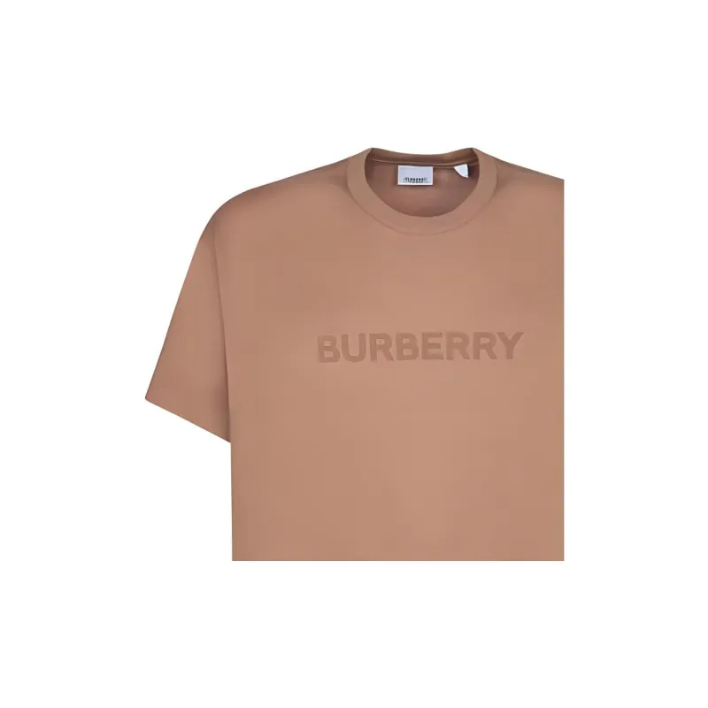 Burberry Logo Printed Crewneck T Shirt-4