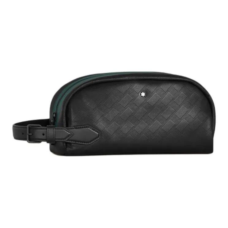 MONTBLANC Cow Leather Toiletry Bag Men's Black-0