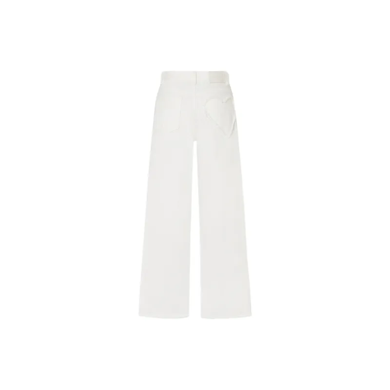 MO&CO Jeans Women's Denim White-1
