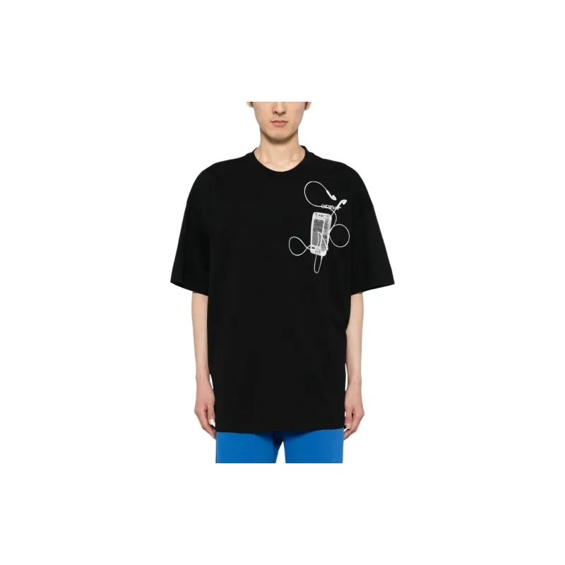 OFF WHITE Scan Arrow Over Crewneck T Shirt-3