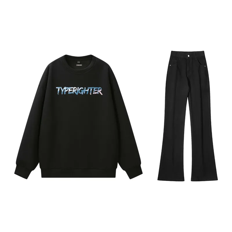 TYPERIGHTER Sweatshirt Set Unisex-1