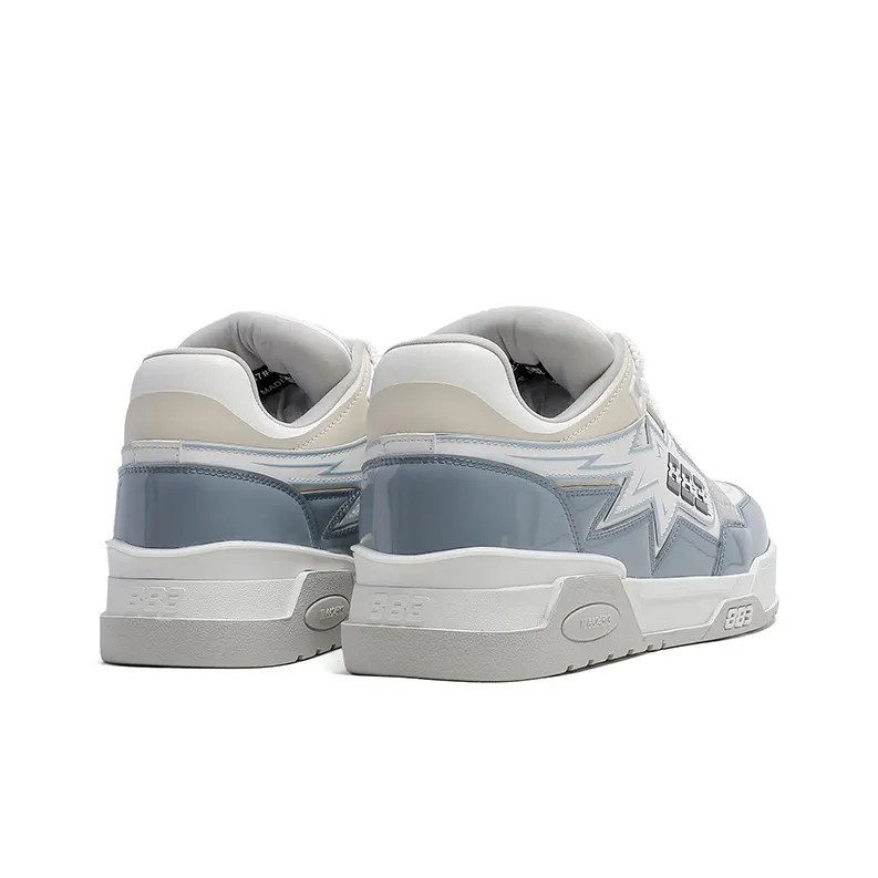 883 Skateboard Shoes Unisex Low Top Blue/White-2