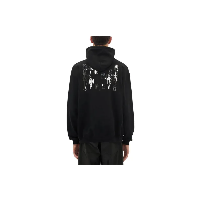 MSGM Logo Printed Drawstring Hoodie-2