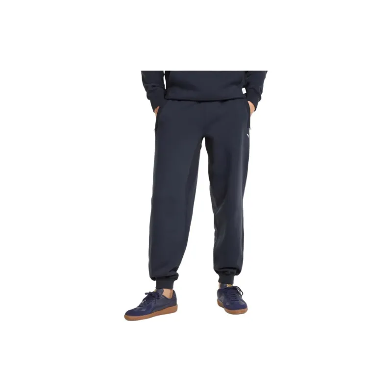 PUMA MMQ Knitted Sweatpants Men Navy Blue-2